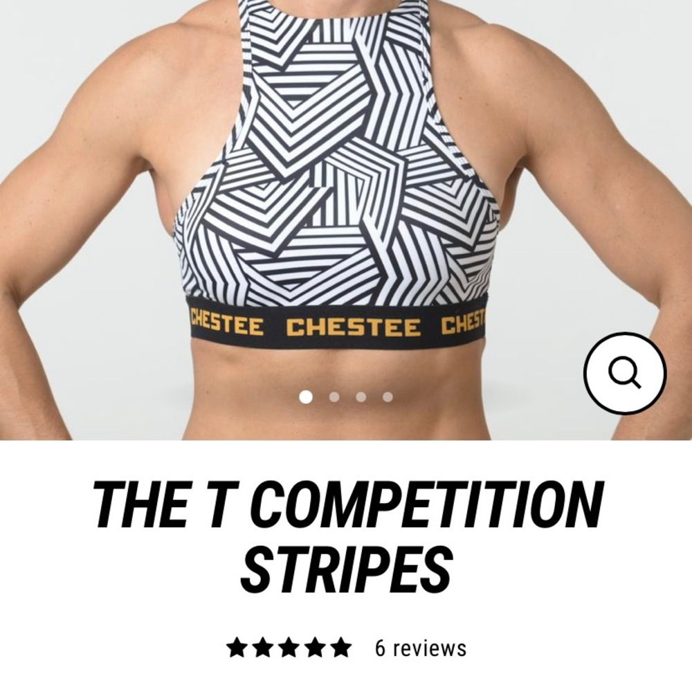 Chestee - Size 6, The T Competition Stripes